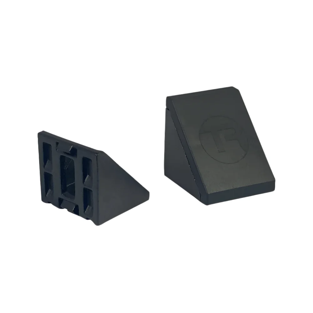 40mm 8mm Slot Aluminium Corner Bracket & Cap - Image 4
