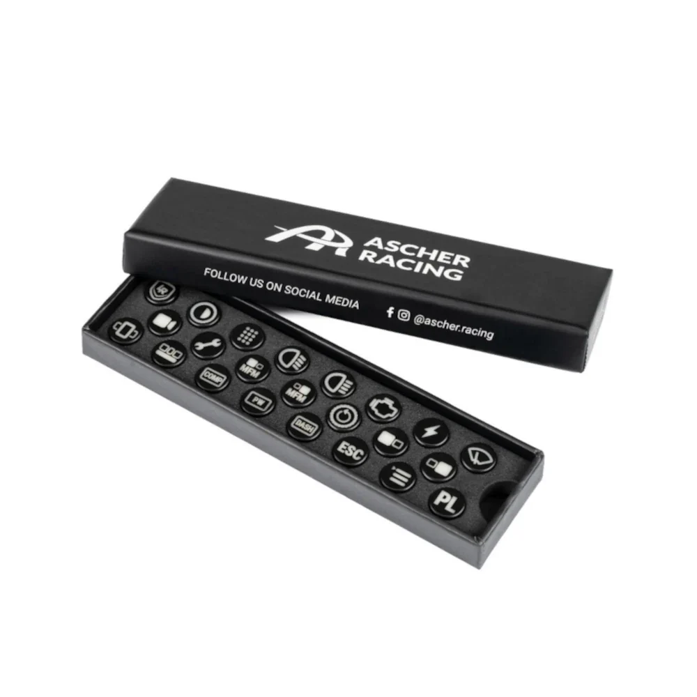Ascher Racing Lovely Sim Racing Button Caps - Image 3