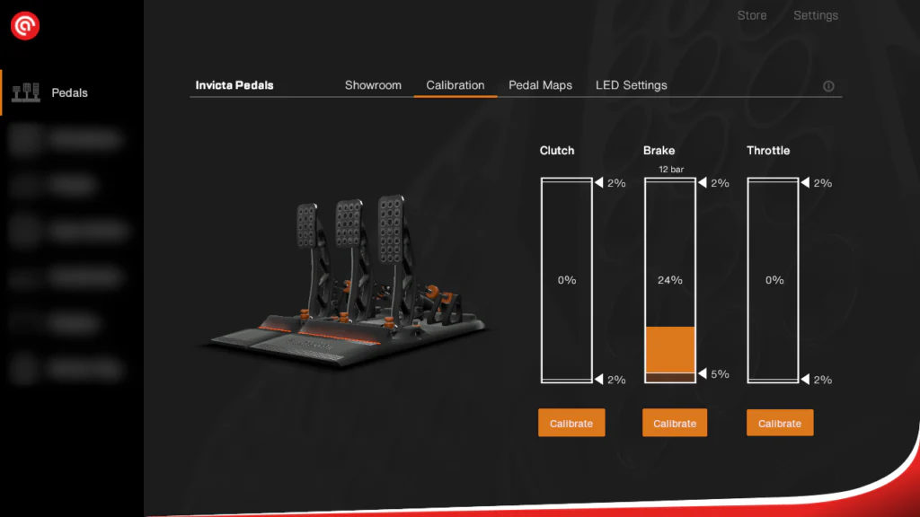Asetek Invicta Hydraulic 2 Pedal Set - Image 11