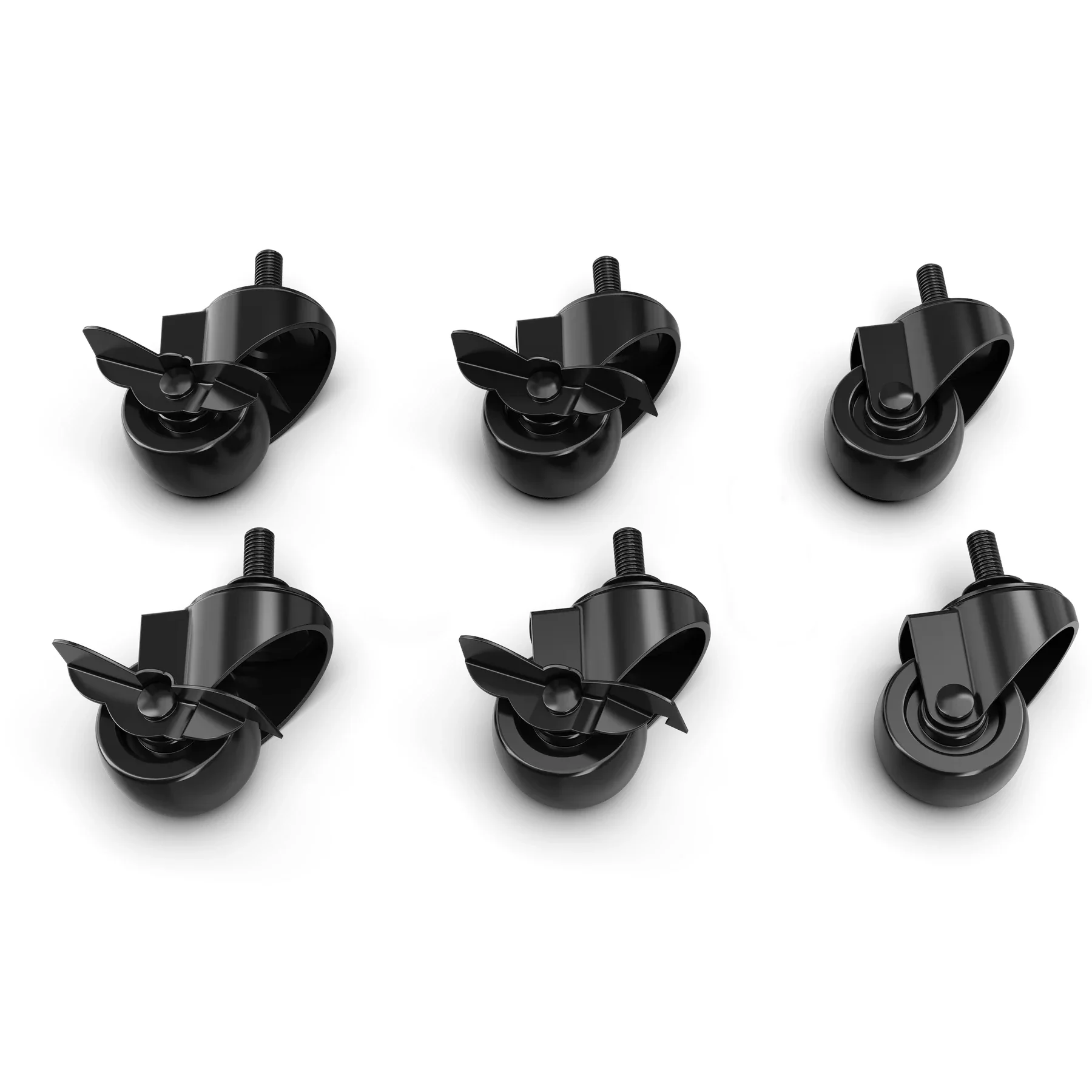 Caster Wheels, Brake & Mounting Brackets for TR8, TR8 Pro, RS6 and Alpine Racing TRX