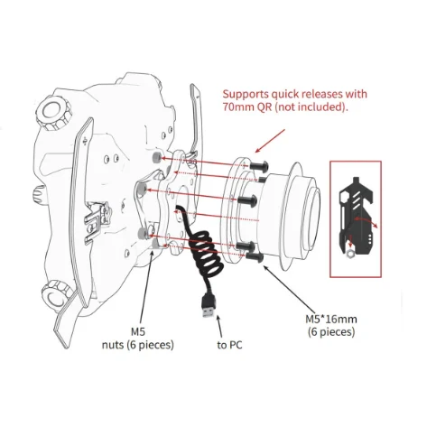 Conspit H.A.O Carbon Fibre Wheel Hub - Image 11