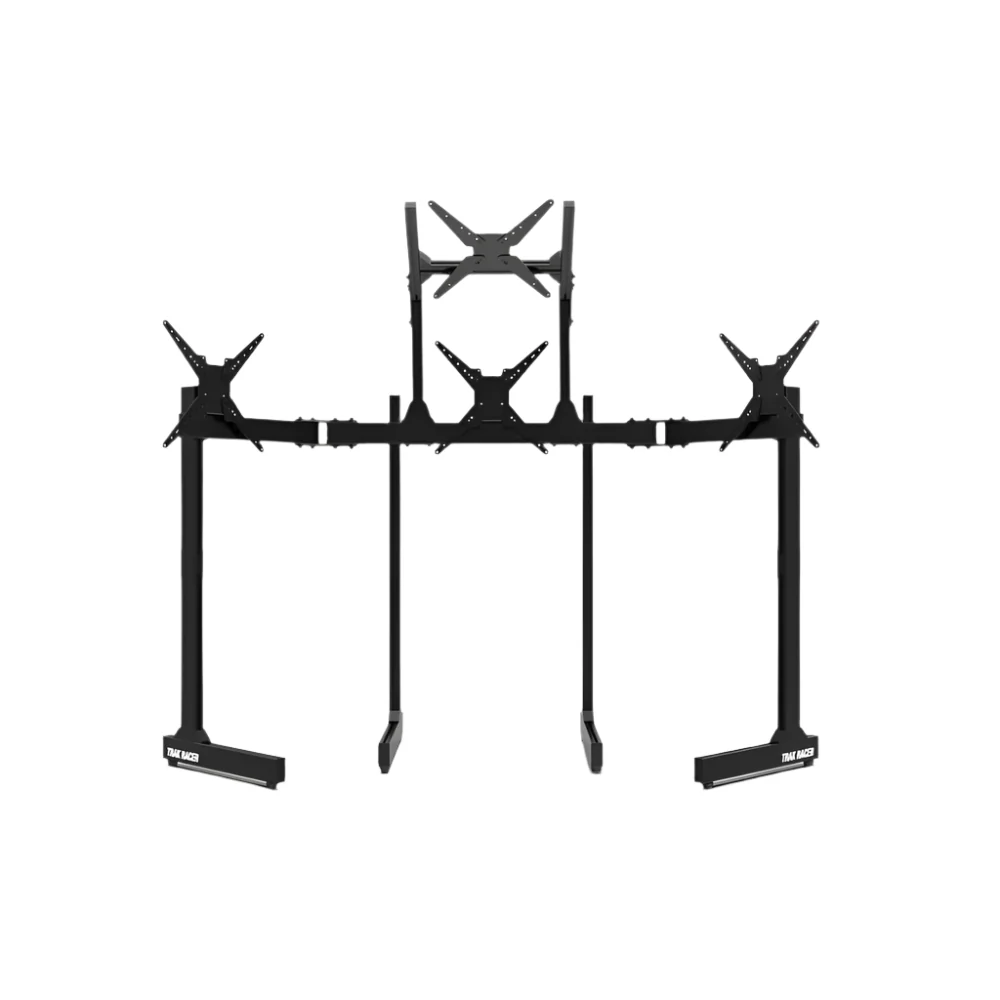 Freestanding Triple (3) Monitor Stand with Extra Leg Supports - Image 6