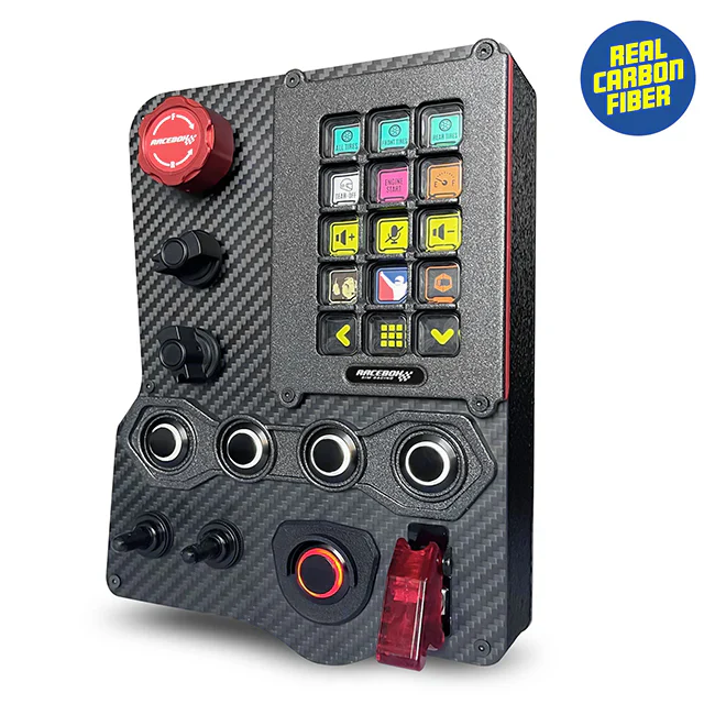 GTR Carbon Fiber Button Box For Stream Deck