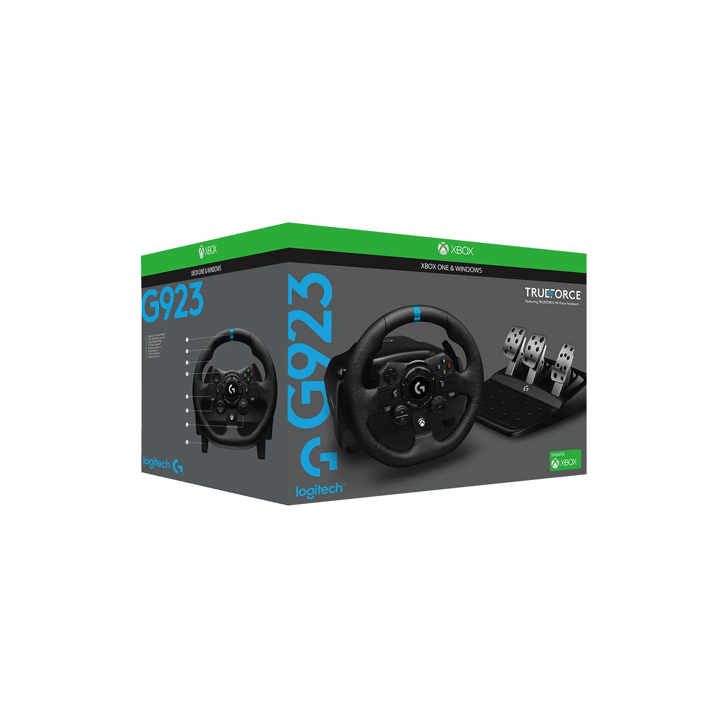 Logitech G923 Racing Wheel and Pedals for Xbox One and PC - Image 6