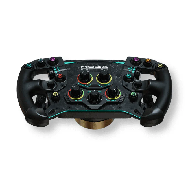 Moza GS V2P Steering Wheel - Microfiber Leather - Image 3