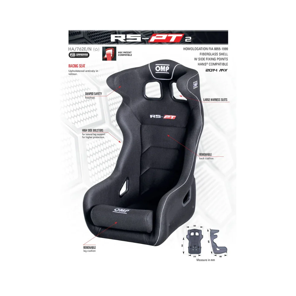 OMP Racing Seat - RS-PT2 - Image 3