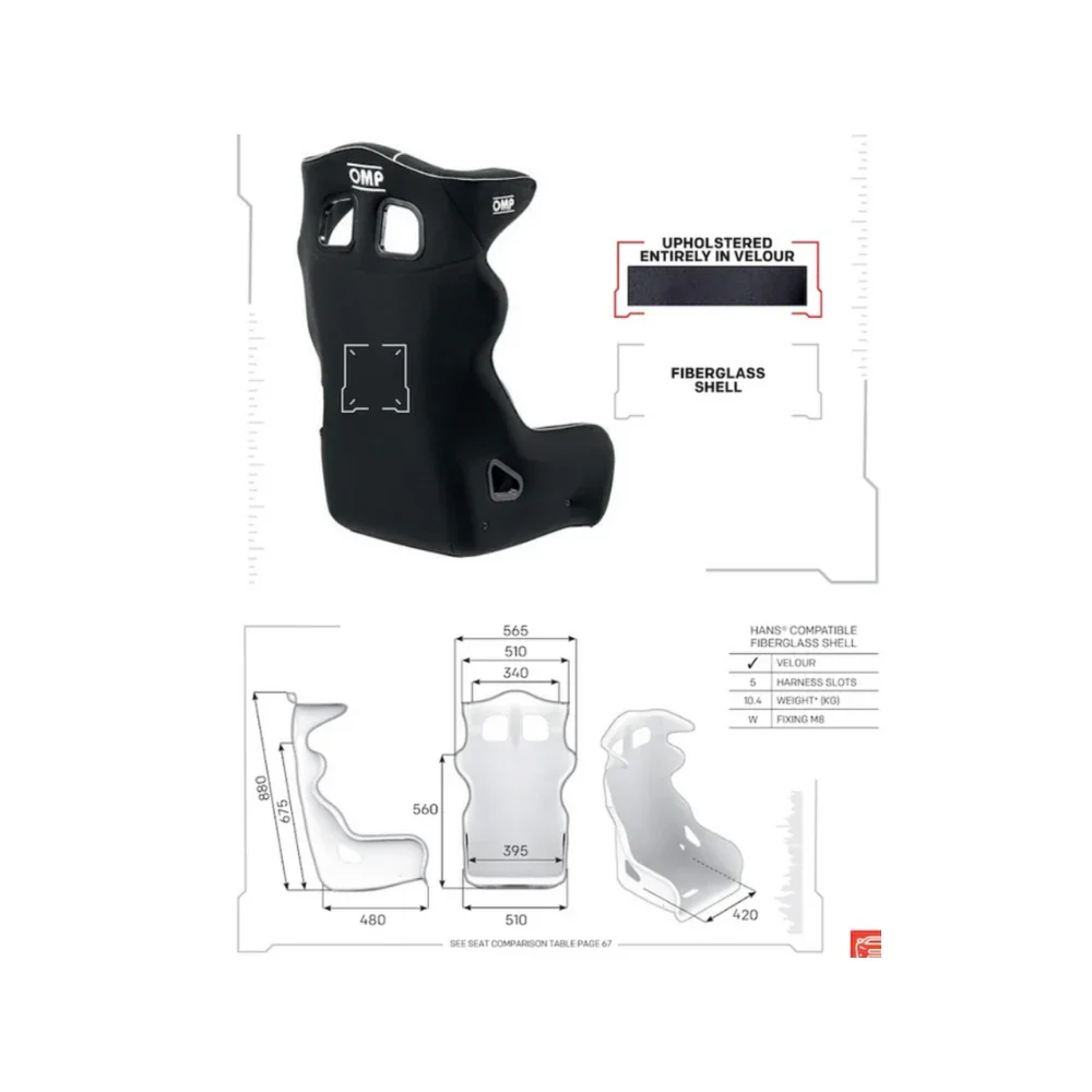 OMP Racing Seat - RS-PT2 - Image 4