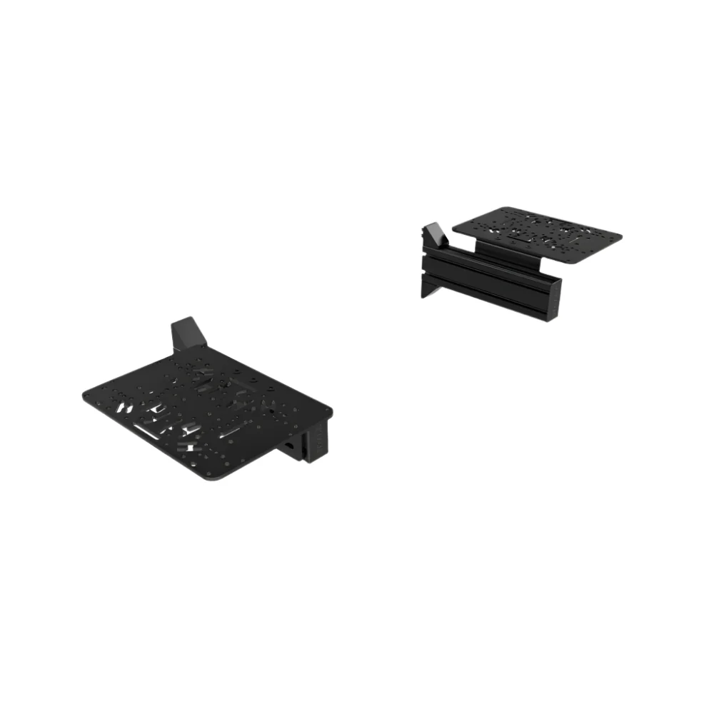 Flight Sim Control Mounts with 2 Side Supports for all Aluminum Cockpits