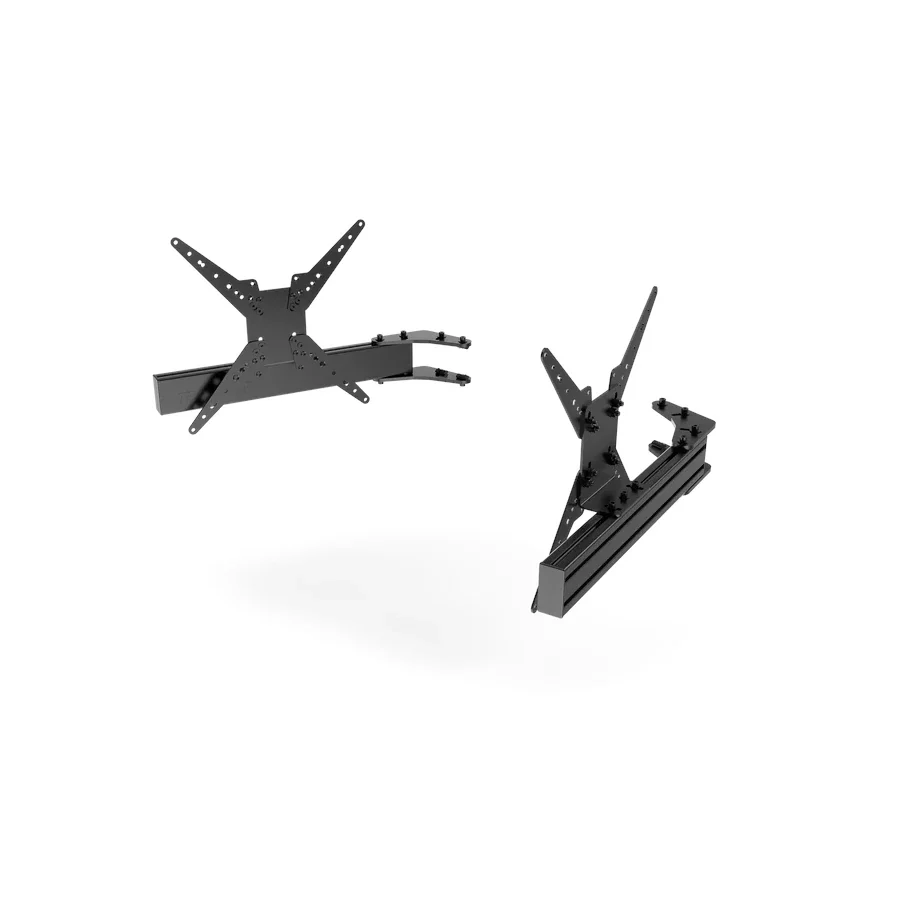 Aluminium Add-on Arms for Triple Monitor Stand with VESA Mounts