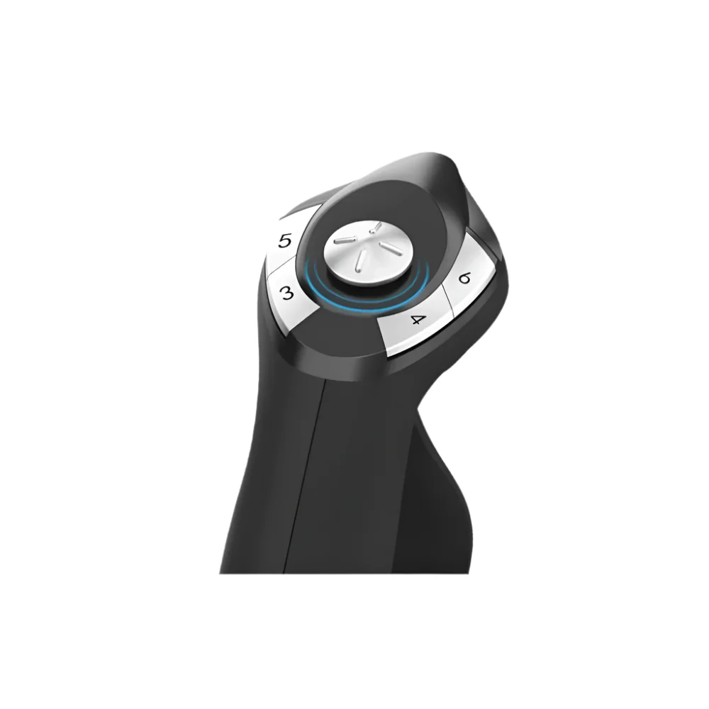 PXN-2119 PRO Black Wired Flight Stick for PC, Xbox One and PS4 - Image 4