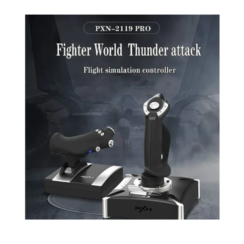 PXN-2119 PRO Black Wired Flight Stick for PC, Xbox One and PS4 - Image 5