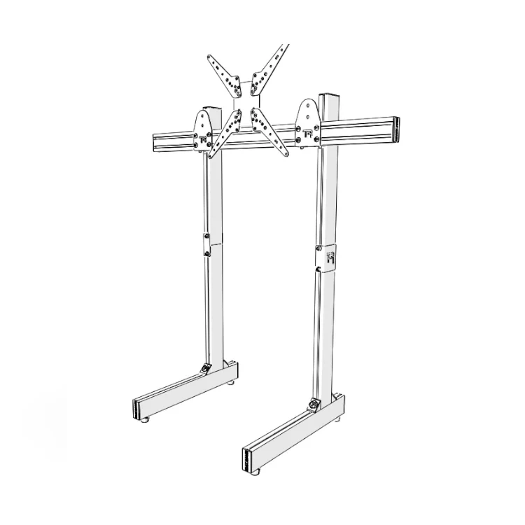 Trak Racer Large Freestanding Single Monitor Stand - 1500mm / 59" Wide - Image 5