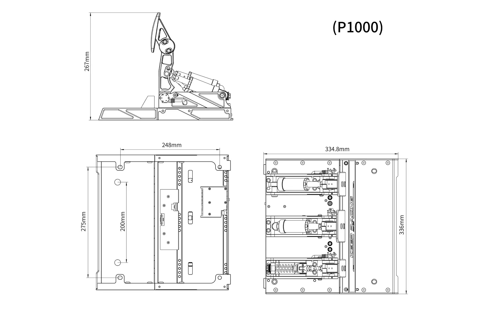 Simagic P1000 Pedals - Image 6
