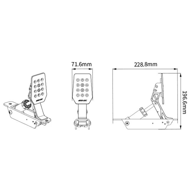 Simagic P500 Clutch Pedal - Image 3
