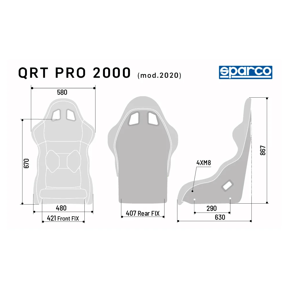 Sparco Racing Seat QRT PRO2000 - Image 6