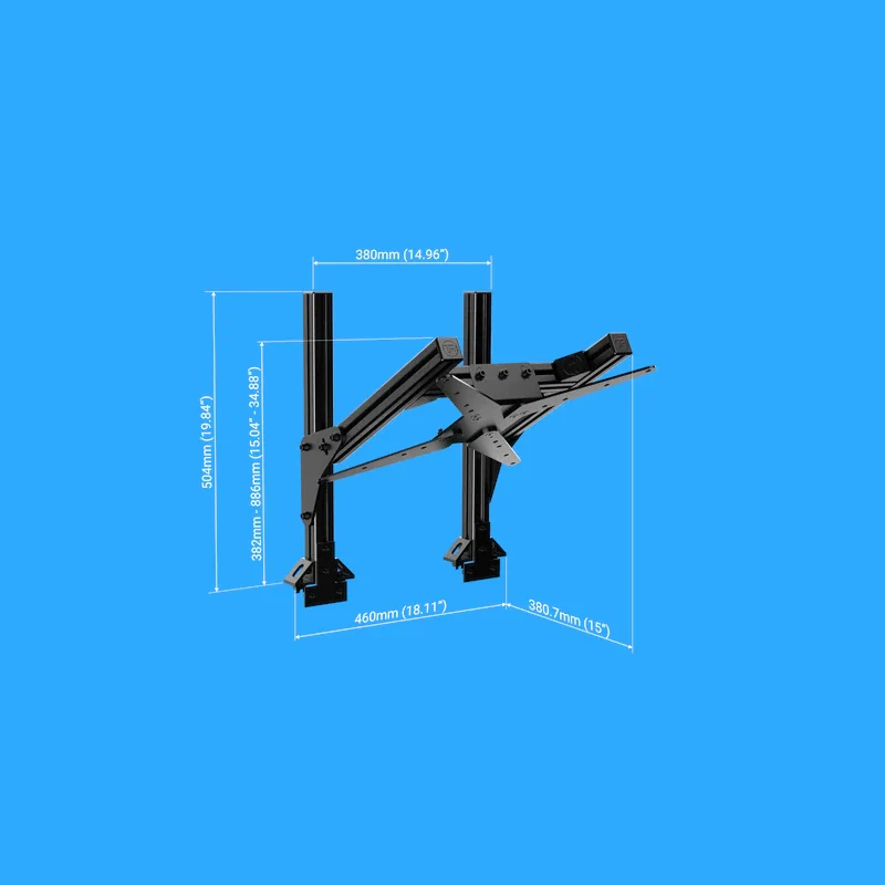 Trak Racer 4th/2nd Top Monitor Mount for Extrusion Monitor Stands - Image 5