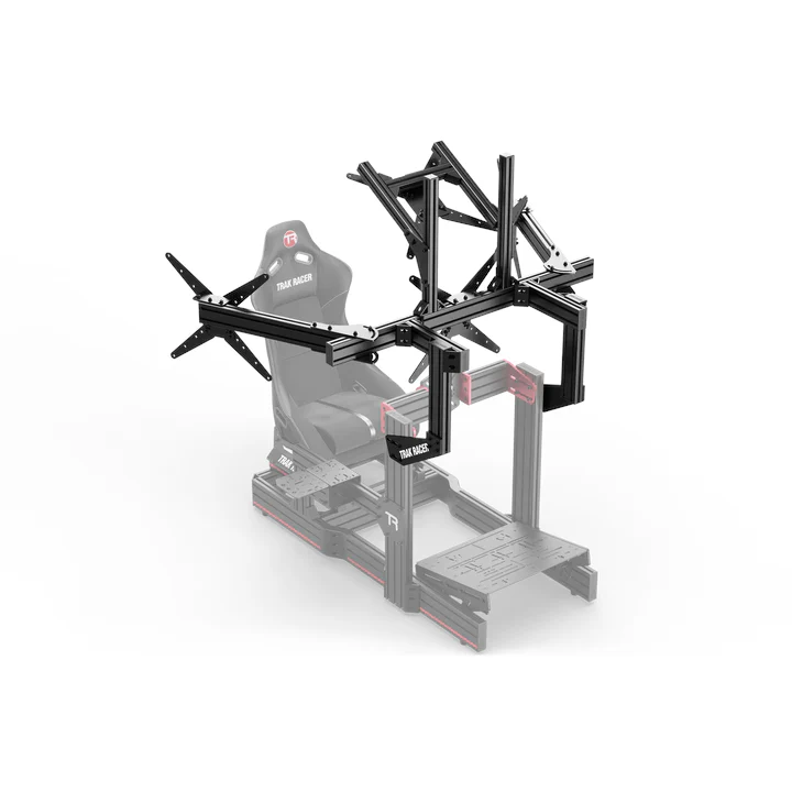 Trak Racer Large Cockpit-Mounted Quad Monitor Stand - 1200mm / 47.25" Wide - Image 3