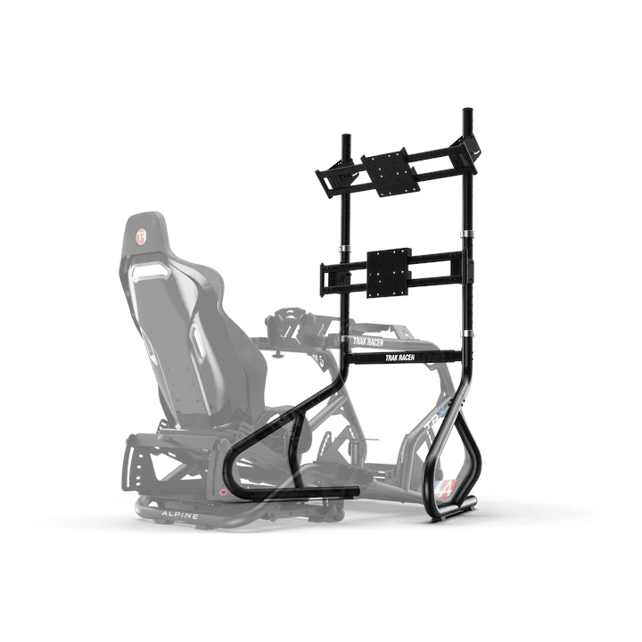 Trak Racer Freestanding Dual Monitor Stand (2" Tubular) - up to 80" Display - Image 2