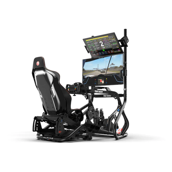 Trak Racer Freestanding Dual Monitor Stand (2" Tubular) - up to 80" Display - Image 4