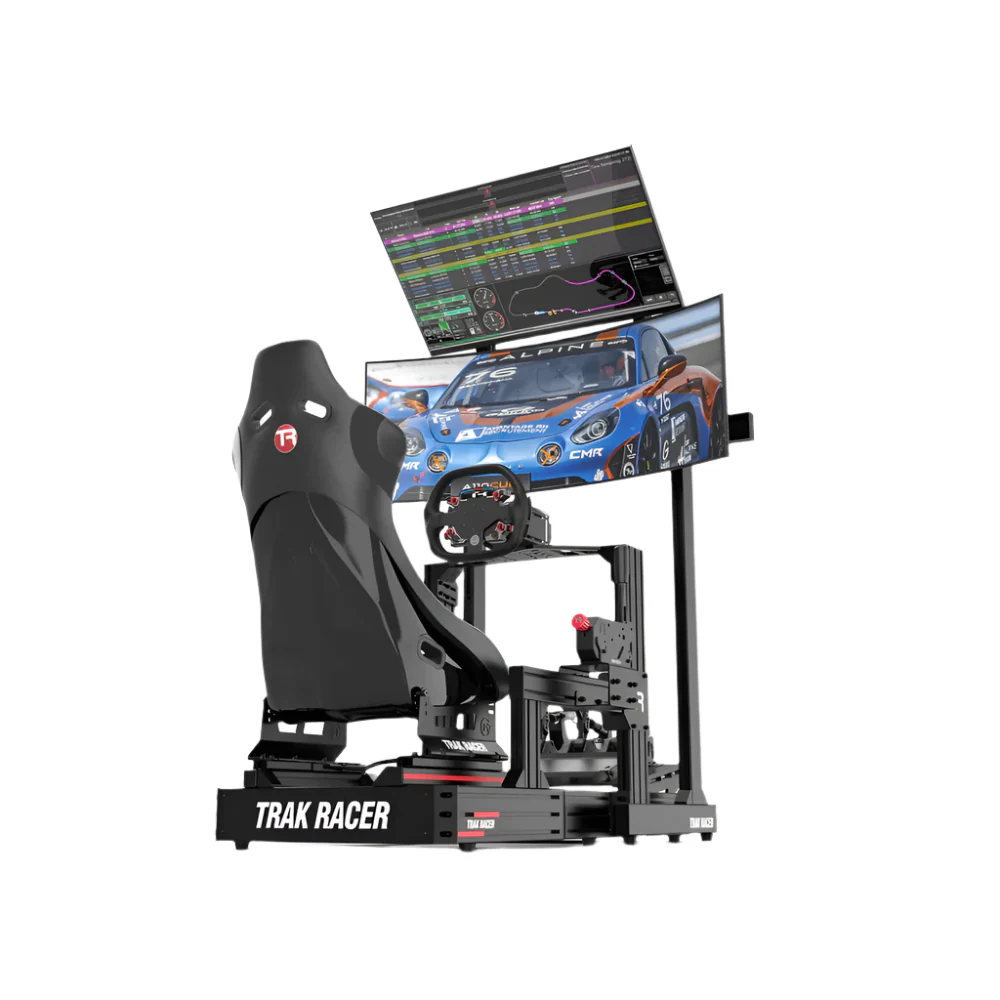 Trak Racer Large Freestanding Dual Monitor Stand - 1200mm / 47.25" Wide