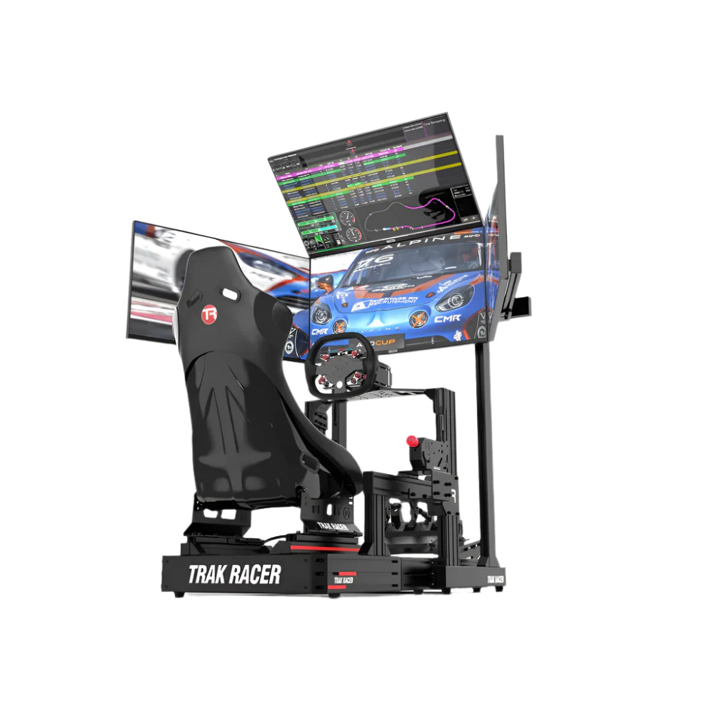 Trak Racer Large Freestanding Quad Monitor Stand - 1200mm / 47.25" Wide