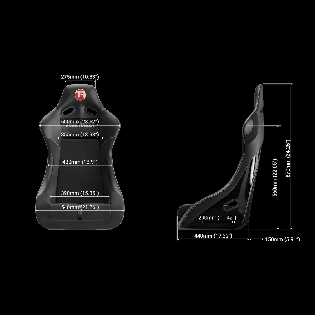 Trak Racer Rally Style Fixed Fiberglass Seat - Image 5
