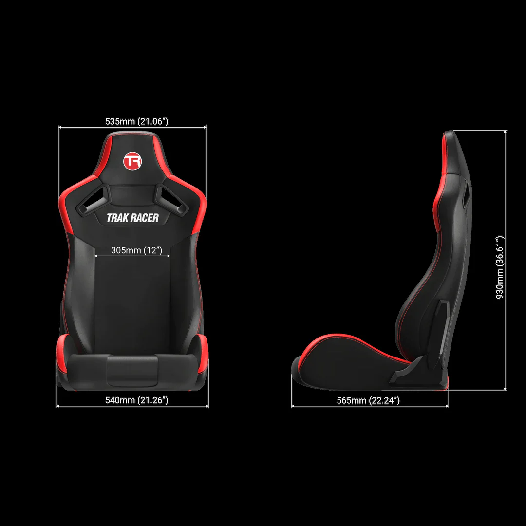 Trak Racer Recliner Seat (Black, Red/Black) - Image 4
