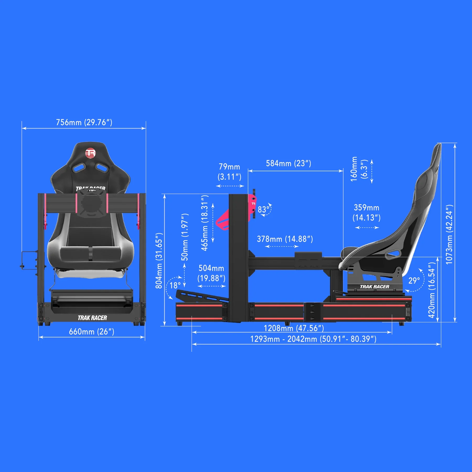 Trak Racer TR120S V2 Racing Simulator - Image 5